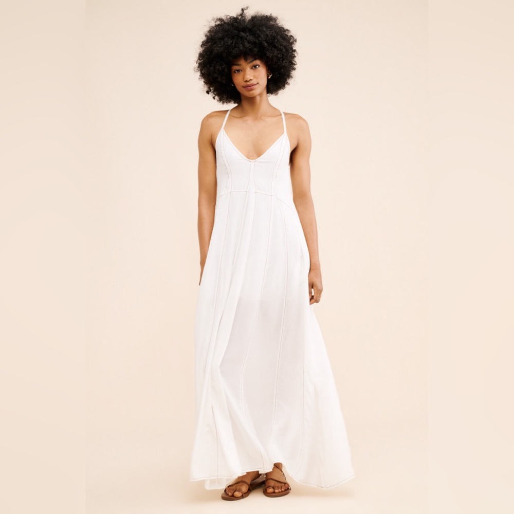 MinkPink Kenzie Maxi Dress in White